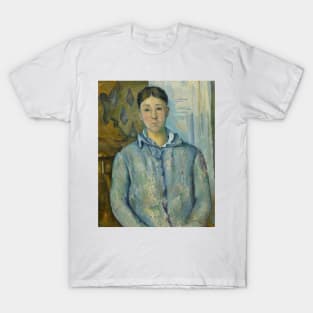 Madame Cezanne in Blue by Paul Cezanne T-Shirt